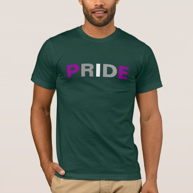 Gray-asexual PRIDE T-Shirt (Front)