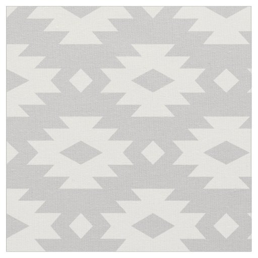 Gray Aztec Fabric