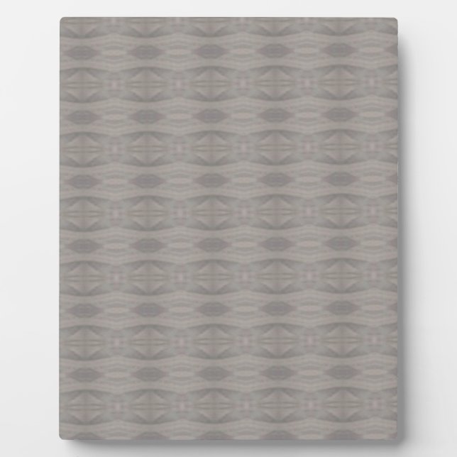 Gray Aztec Pattern Plaque (Front)