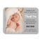 Gray Baby Boy Magnetic Photo Birth Announcement
