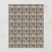 gray background dogs pattern (Front)