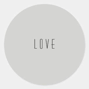 Gray Background Love Sticker