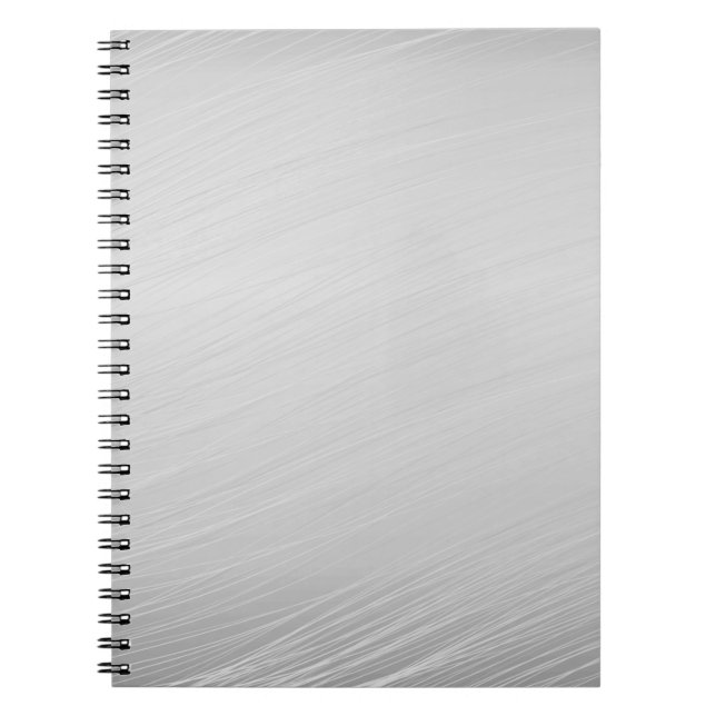 Gray background texture template notebook (Front)