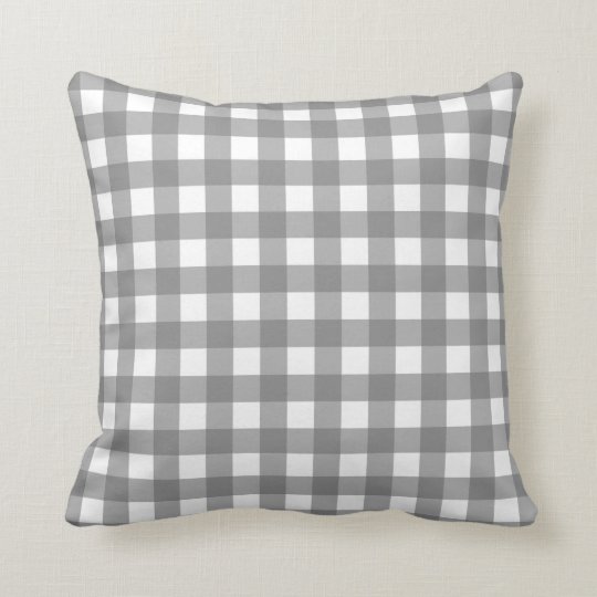 checkered pillow