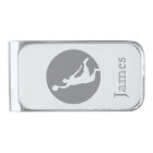 Gray Basketball Circle Logo Personalized