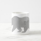 Gray Bear Watercolor Coffee Mug Alaska Grizzly (Center)