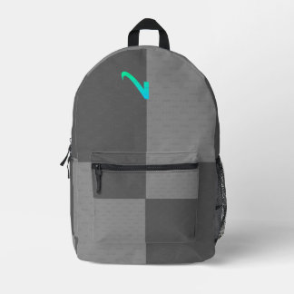 Gray bicolor bag of different tones