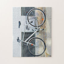 Gray Bicycle, Copenhagen, Denmark