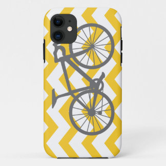 Gray bicycle iPhone case