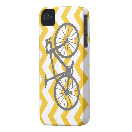 Gray bicycle iPhone case (Back Left)