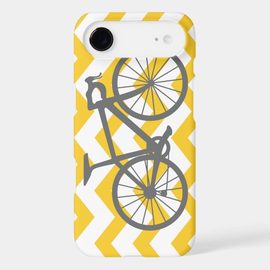 Gray bicycle iPhone case (Back)
