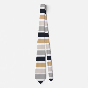 Gray, Black and Tan Neck Tie