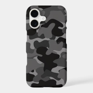 Gray Black Camo iPhone 17 Case