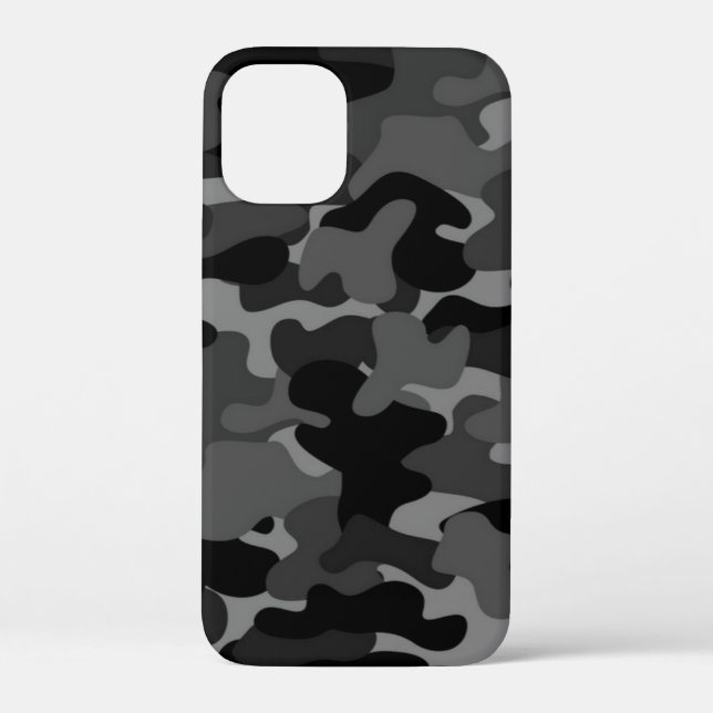 Gray Black Camo Case-Mate iPhone Case (Back)