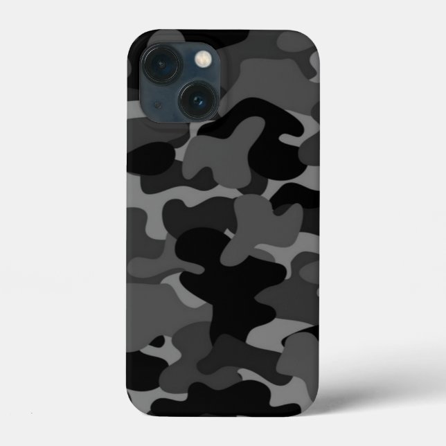 Gray Black Camo Case-Mate iPhone Case (Back)