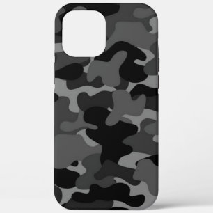 Gray Black Camo iPhone 12 Pro Max Case