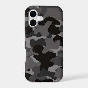 Gray Black Camo iPhone 17 Case