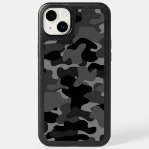 Gray Black Camo OtterBox iPhone 14 Plus Case