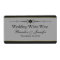 Gray, Black & Gold Custom Wedding Mini Wine Labels