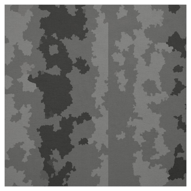 Gray Black Irregular Abstract Pattern Design  Fabric (Swatch)