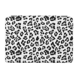 Gray Black Leopard Animal Print Pattern iPad Mini Cover