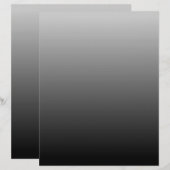 Gray Black Ombre (Front/Back)