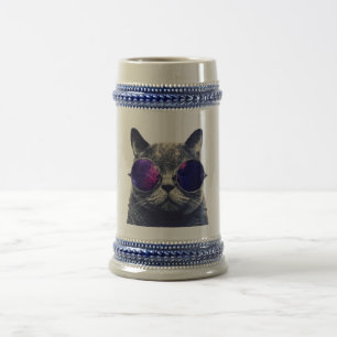 Gray/Blue 22 oz Stein