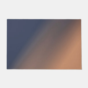 Gray-blue and beige gradient. doormat