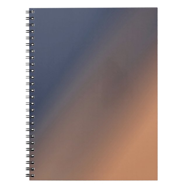 Gray-blue and beige gradient. notebook (Front)