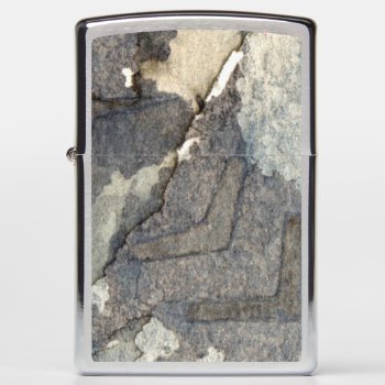 Gray-blue Background Watercolor 2 Zippo Lighter by watercoloring at Zazzle