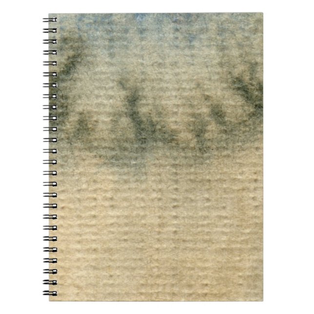 gray-blue background watercolor 6 notebook (Front)