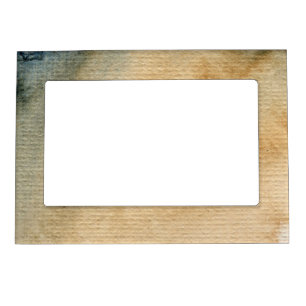 gray-blue background watercolor 7 magnetic frame