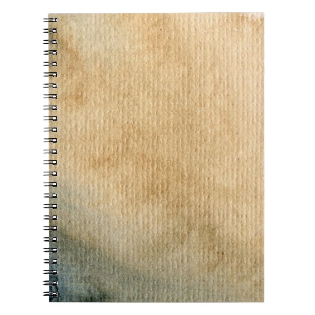 gray-blue background watercolor 7 notebook (Front)