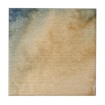 Gray-blue Background Watercolor 7 Tile by watercoloring at Zazzle