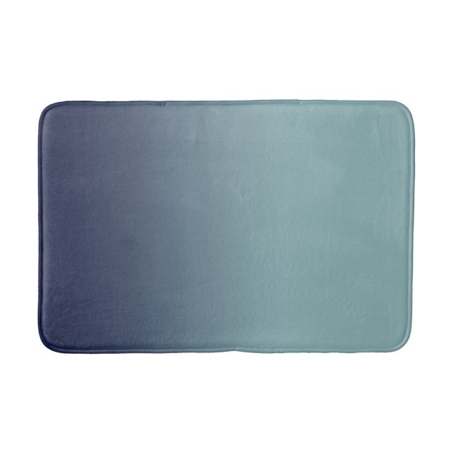 Gray-blue gradient.  bath mat (Front)