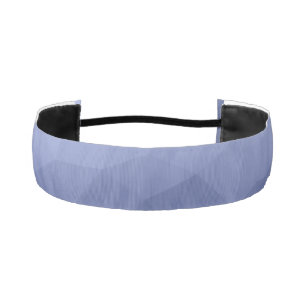 Gray blue gradient geometric mesh pattern athletic headband