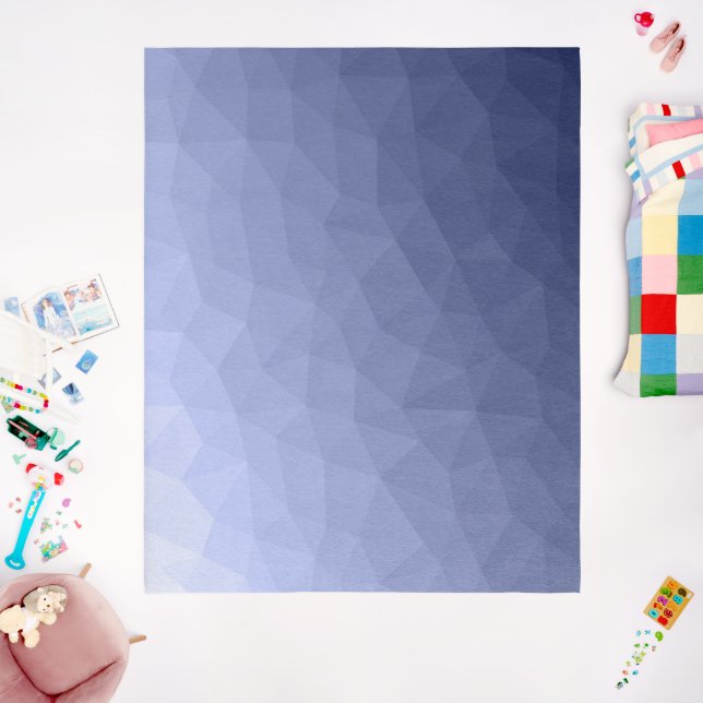 Gray blue gradient geometric mesh pattern outdoor rug (Insitu (Babyroom))