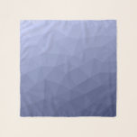 Gray blue gradient geometric mesh pattern scarf<br><div class="desc">Light to dark ombre gradient geometric mesh patterned scarf modern accessory. 
Triangle geometric mesh with elegant gray blue ombre gradient.</div>
