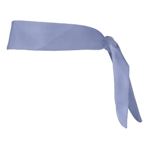Gray blue gradient geometric mesh pattern tie headband