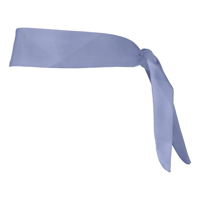 Gray blue gradient geometric mesh pattern tie headband (Rotate 90)