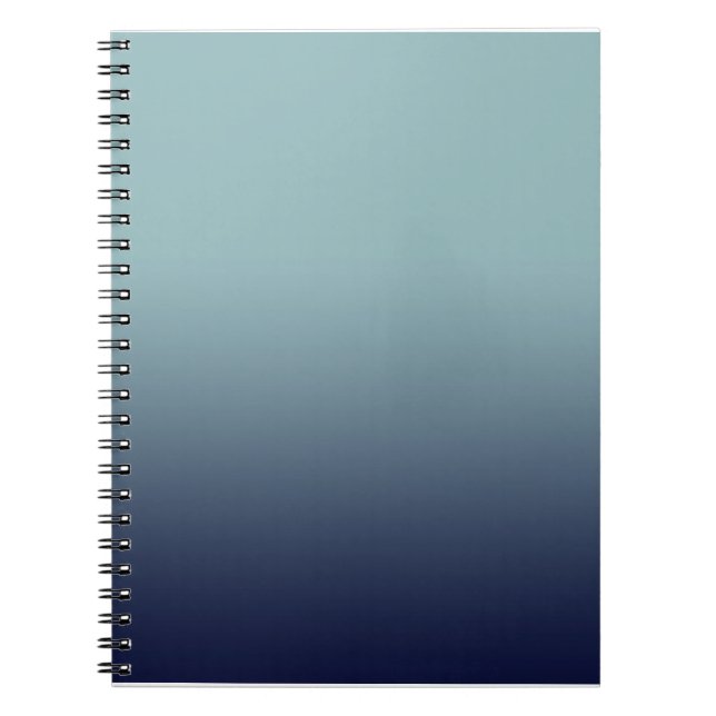 Gray-blue gradient. notebook (Front)