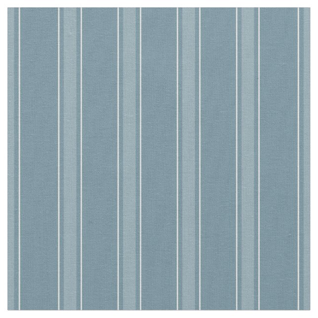 Gray Blue & Light Gray Blue Stripes Fabric (Close Up)