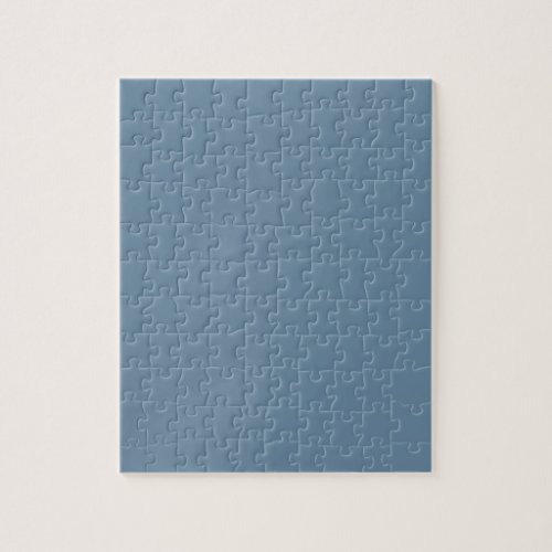 Gray Blue solid color  Jigsaw Puzzle