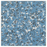 gray blue white geometric fabric