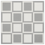 Gray Bold Mod Squares ~ large scale Fabric