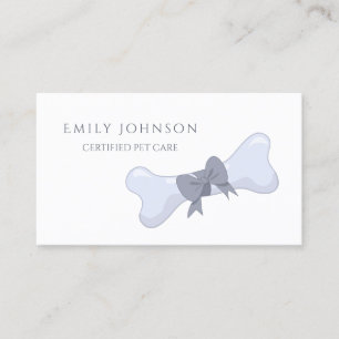 Gray Bone Pet Care Business Card