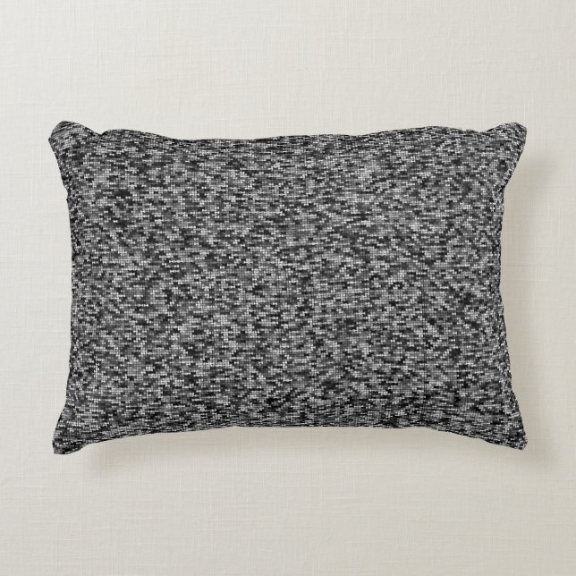 Gray Bowties Accent Pillow (Front)
