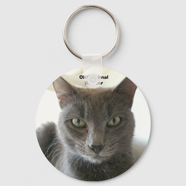 Gray Boy Keychain (Front)