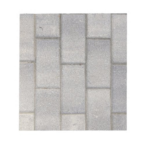 Gray Brick Cement Sidewalk  Notepad