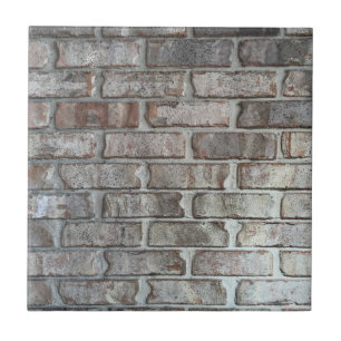Gray Brick Wall Grunge Bricks Background Texture Ceramic Tile